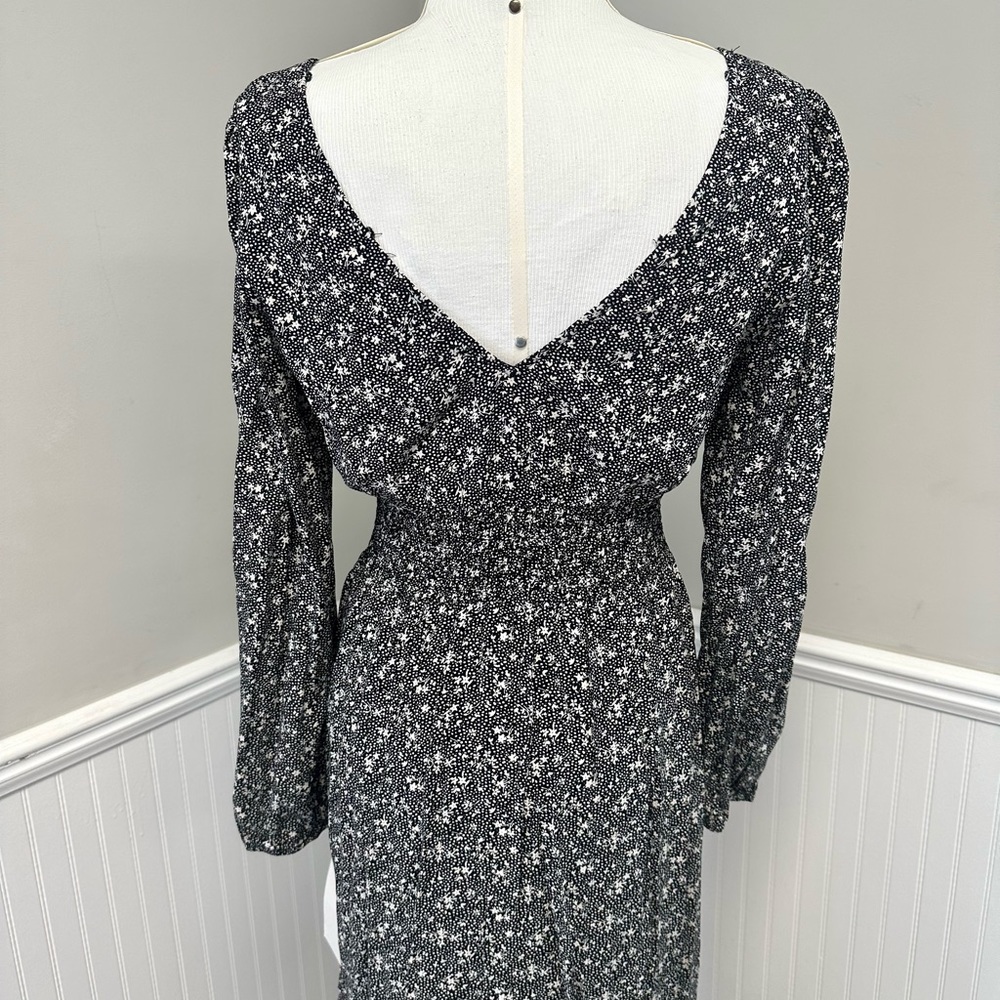 Black floral maxi dress - Picture 5 of 7